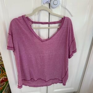 We The Free Mauve Short Sleeve Tee